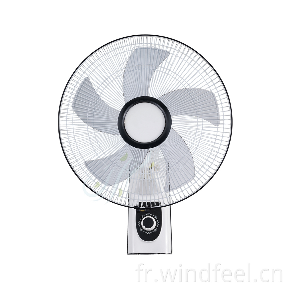 Ventilateur oscillant mural 16" à lame en plastique approuvé ETL IEC CB à 3 vitesses au choix